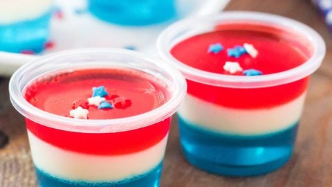 Red White and Blue Jello Cups - Kitchen Divas