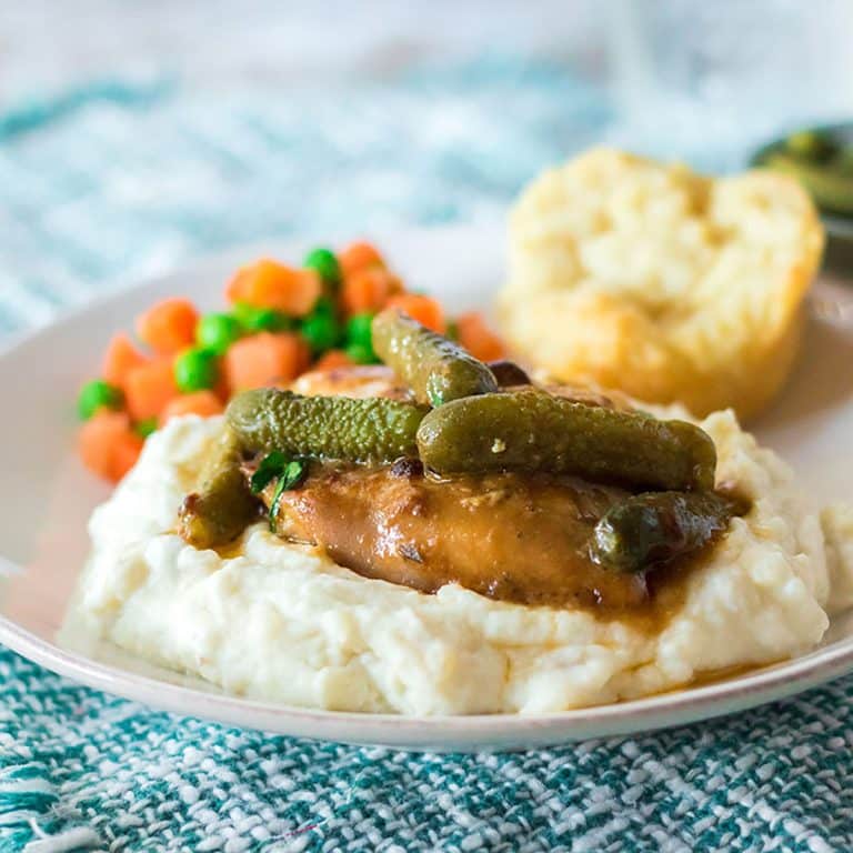 5 Ingredient Slow Cooker Dill Pickle Chicken