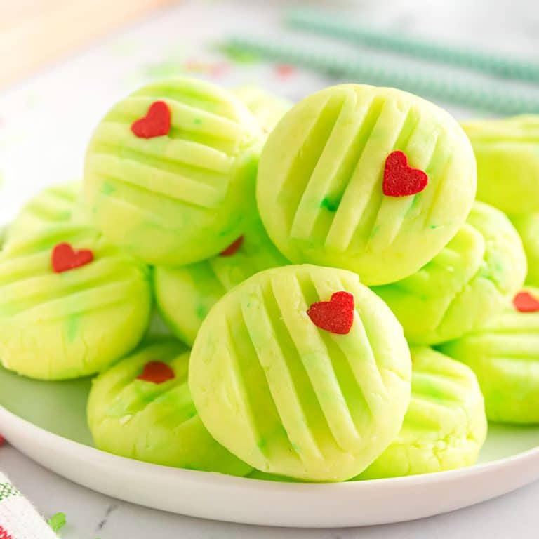Grinch Christmas Cream Cheese Mints
