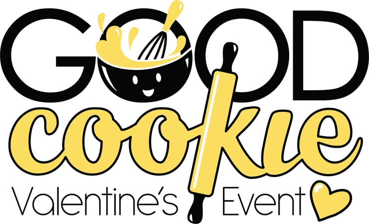 good cookie valentine's event logo.