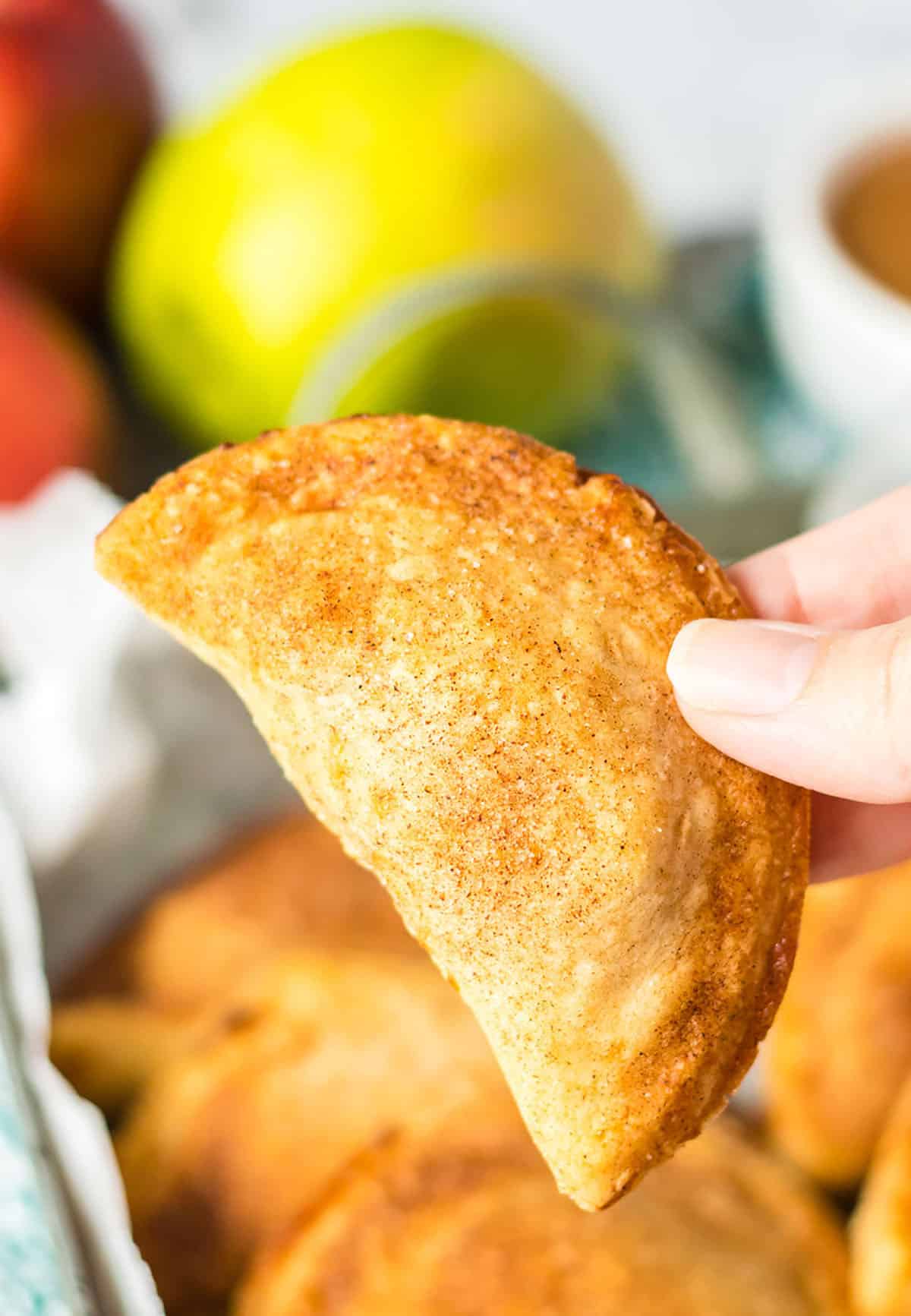 Air Fryer Caramel Apple Empanadas