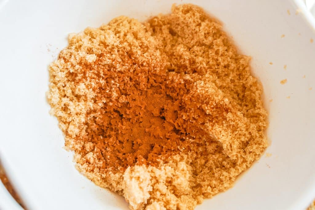 cinnamon & sugar in a bowl.