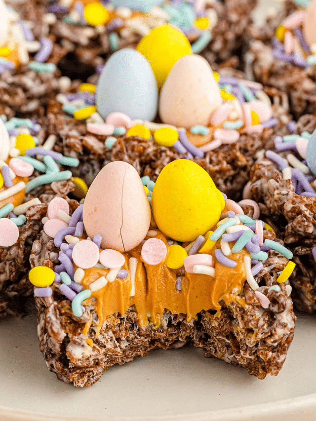 Easy Easter Birds Nest Cookies!