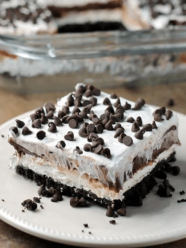 No Bake Chocolate Lush