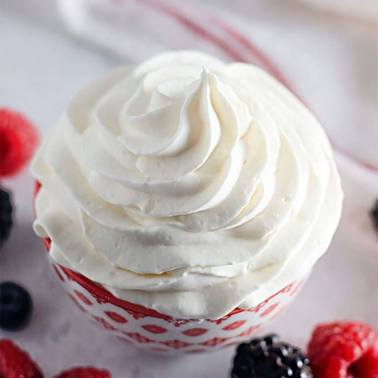 Easy Homemade Cool Whip (Stabilized Whipped Cream)