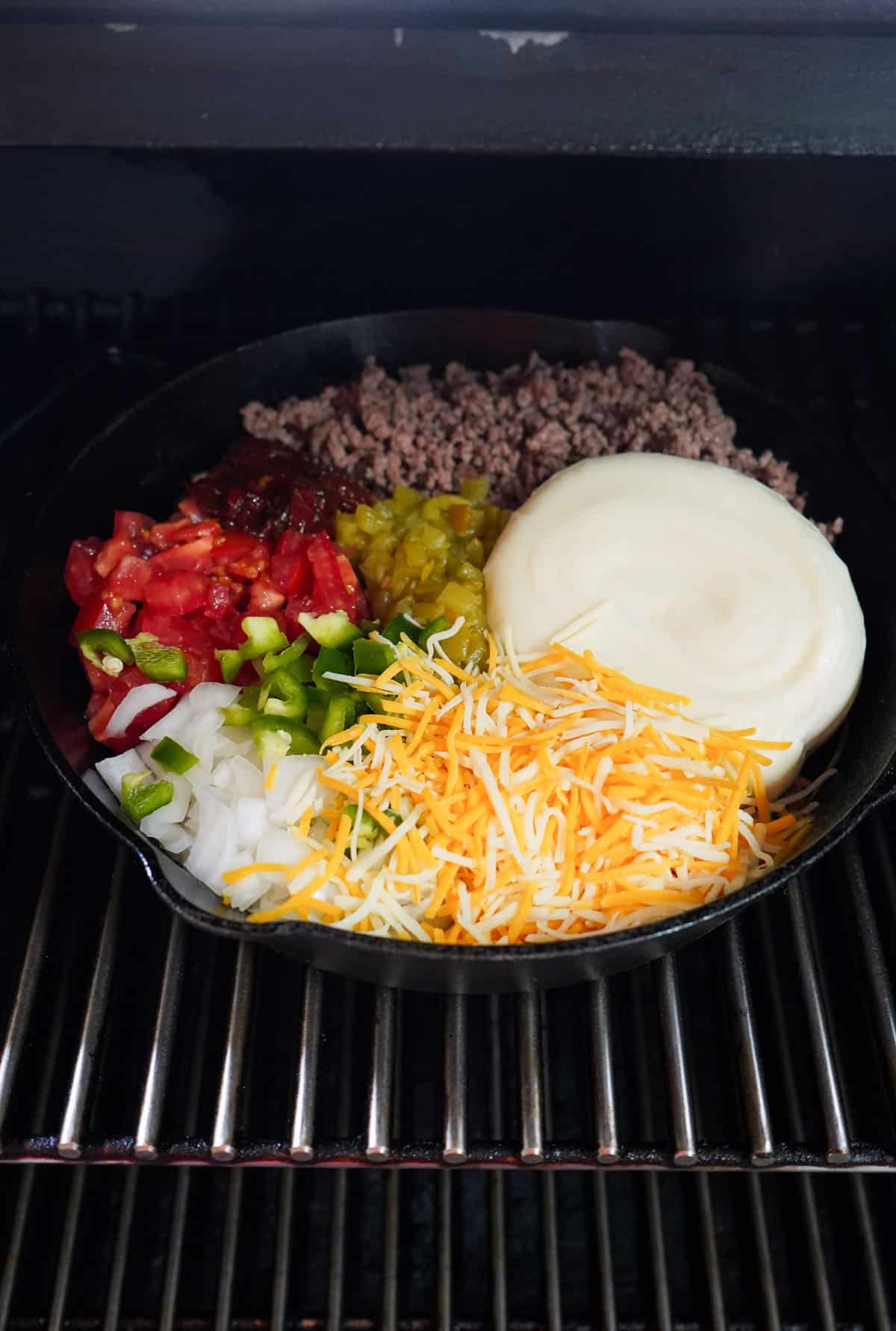 Smoked Queso Recipe with Beef (no Velveeta!)