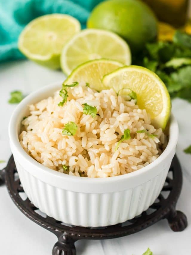 Quick Cilantro Lime Rice