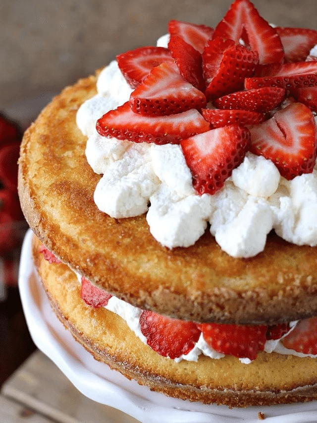 Easy Cake Mix Strawberry Shortcake