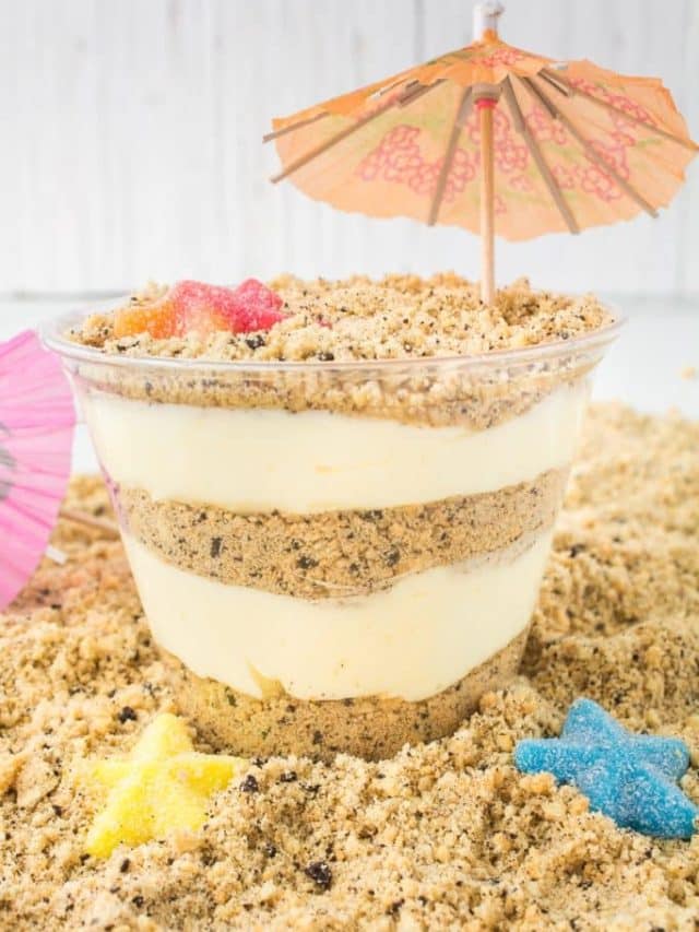 Sand Pudding (Easy Summer Dessert Cups)