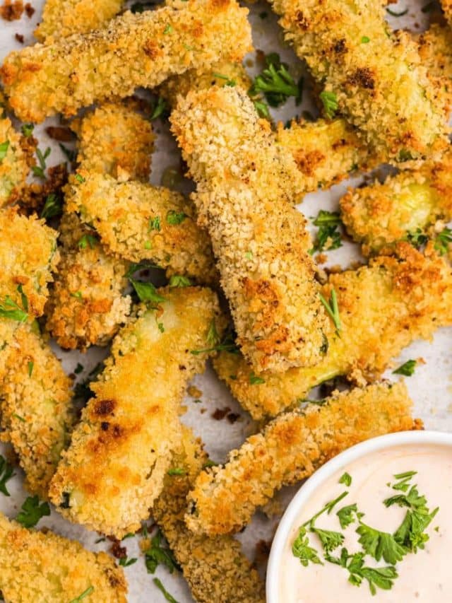 The Best Baked Zucchini Fries