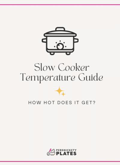 slow cooker temperature guide.