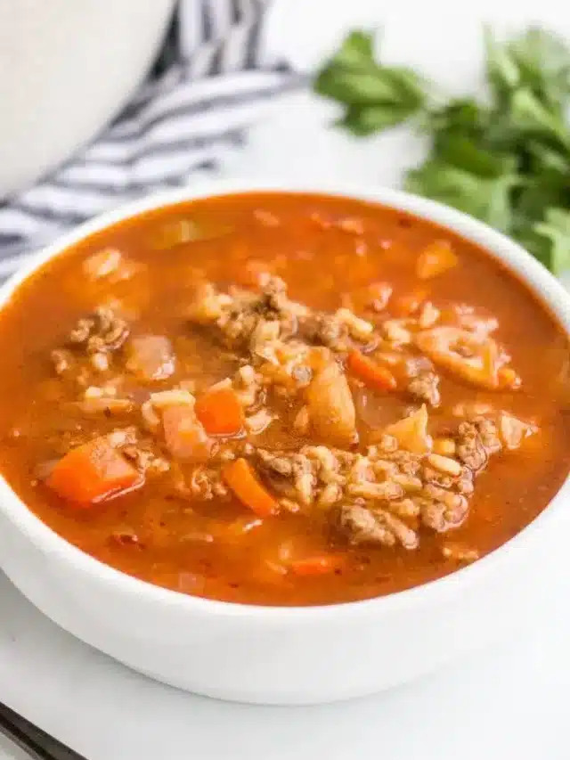 Best Cabbage Roll Soup