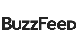 Buzfeed logo.